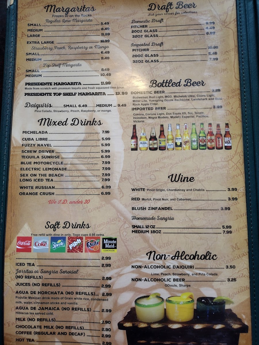 Menu Los Portales Mexican Restaurant-6